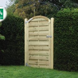 Arched horizontal gate