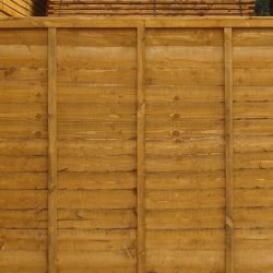 Waney lap panels available in 6x6, 6x5, 6x4 and 6x3