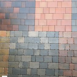 Block paving display board