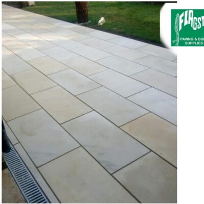 Ivory pure sawn and honed premium 800mm x 400mm sandstone